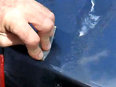 scratch_passat2 sanding clear coat