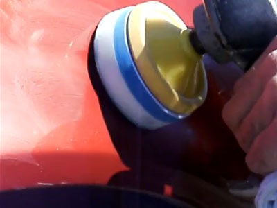 toyota11 applying polisher by DA
