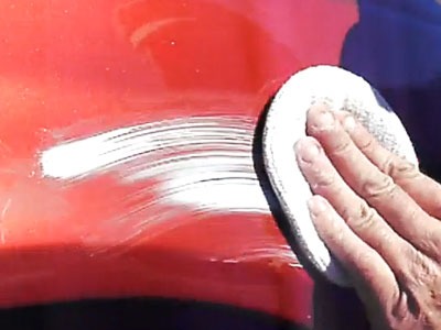 toyota7 applying rubbing compound